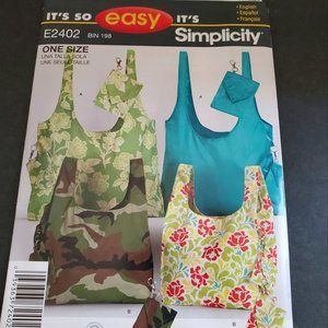 Simplicity Pattern - Reusable Bag